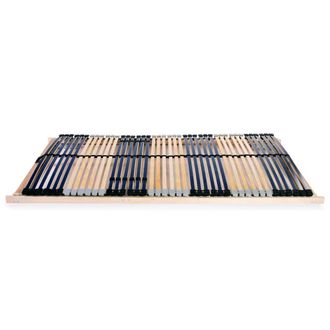 Berkfield Home Slatted Bed Base with 42 Slats 7 Zones 100x200 cm