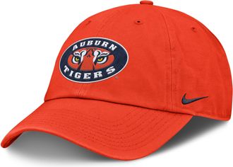 Nike Auburn On-Field Club Gameday Nike Mens College Adjustable Hat in Orange | NC0189LAUN-MBJ