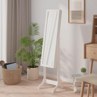 vidaXL Espejo De Pie Blanco 34x37x146 Cm Vidaxl
