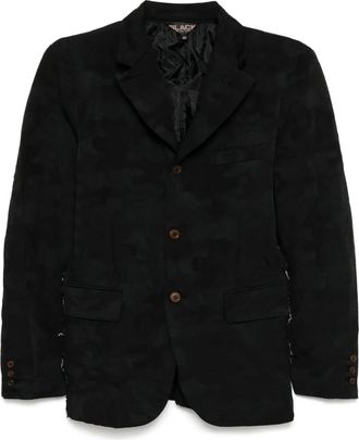Comme Des Garçons Giacca con stampa camouflage - Nero