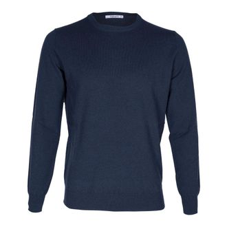 KANGRA Truien & Vesten, Heren, Blauw, M, Kasjmier, Maglia girocollo