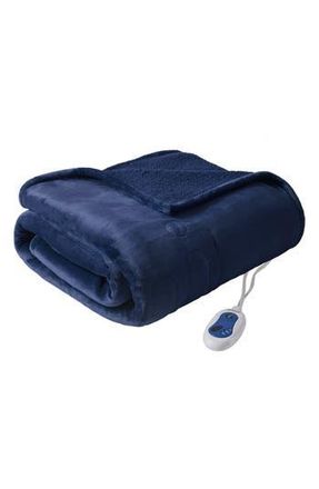 Beautyrest Heated Oversized Throw Blanket in Indigo at Nordstrom Rack