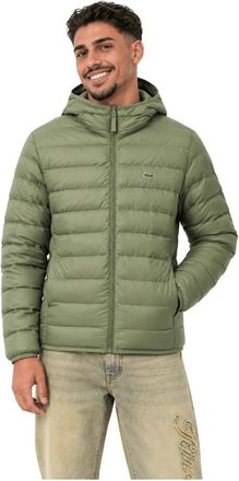 Lacoste Waterafstotende Dons Windjack - Heren - Winterjassen - Groen - XL - Leer - Jassen