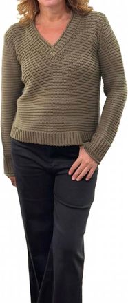 Michael Stars Linda Pullover Sweater In Olive