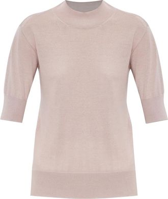 Jil Sander Fijngebreid T-shirt - Roze