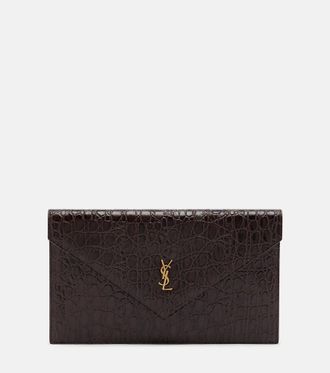 Saint Laurent Clutch Paris Cassandre in pelle