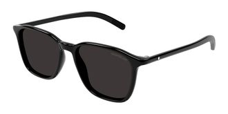 Montblanc MB0325S 001 Mens Sunglasses Black Size 53