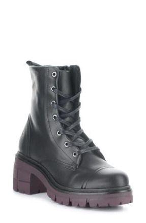 Bos. & Co. Barrett Waterproof Lug Sole Bootie in Black/Bordo at Nordstrom Rack, Size 11Us / 42Eu