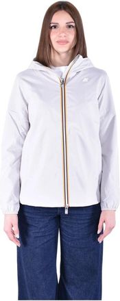 K-Way Marguerite Jacket - Dames - Zomerjassen - Blauw - M - Katoen - Jassen