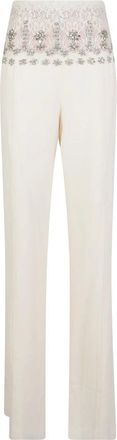 Costarellos Costarellos - Wijde broek - Dames - Broeken - Beige - Maat: M Leer