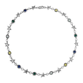 TwoJeys Accessoires, unisex, Grijs, S, Multicolor Squadra Ketting