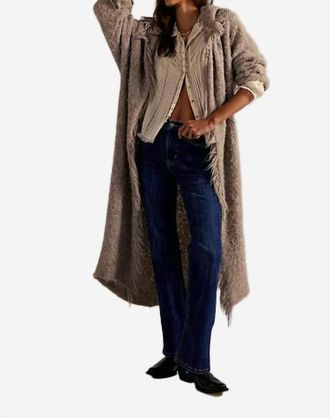 Free People Double Knot High-Rise Straight Bootcut Jeans In Aegean