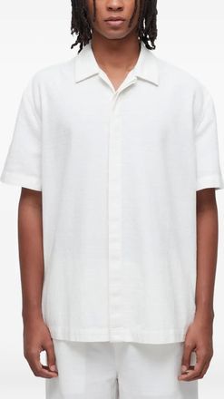 Osklen MC overhemd met campkraag - Wit