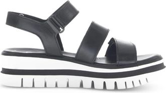Gabor 64.620.27 Sandaal - Dames - Sleehakken - Zwart - 35 1/2 EU - Schoenen