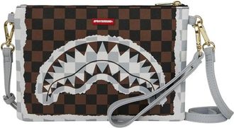 Sprayground Cream And Tear Check Crossover - Heren - Schoudertassen - Bruin - ONE Size - Tassen