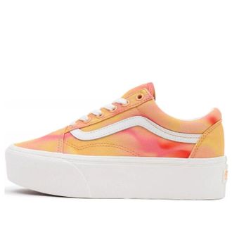 Vans (WMNS) Vans Old Skool Stackform Shoes Orange White VN0A7Q5MORA