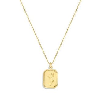 Set & Stones Audrey Birth Flower Necklace in Gold /July at Nordstrom