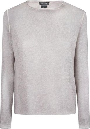 Avant Toi Truien & Vesten, Dames, Grijs, XS, Kasjmier, Trui met ronde hals
