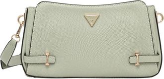 Guess Rosalba Crossbody Tas - Dames - Schoudertassen - Groen - ONE Size - Leer - Tassen