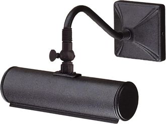 Elstead Lighting Luz para cuadros, acero, negro, 19cm