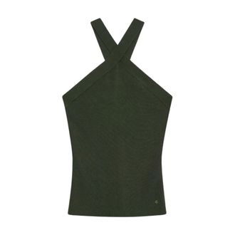 Anine Bing Mujer, Camisetas, Verde, Talla: S