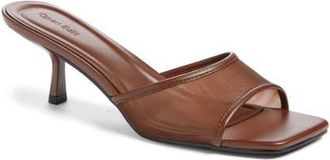 Open Edit Charlie Sandal in Brown Caffe at Nordstrom, Size 5.5