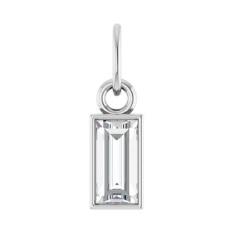 Diamond2Deal 14k Gold 3/8 CT Lab-Grown Diamond Bezel-Set Pendant