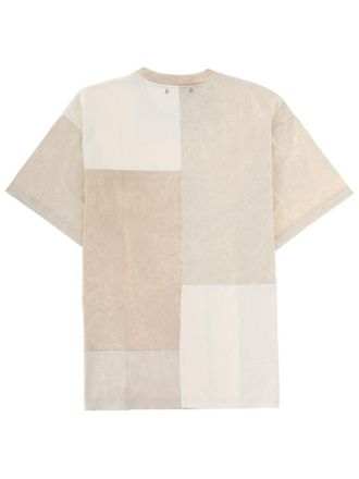 Golden Goose Logo-Embroidered Cotton T-Shirt - Ivory