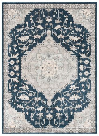 Safavieh Alfombra viscosa grigio/blu 122 x 183 cm
