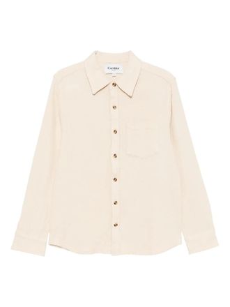 Corridor Overhemd met geverfd effect en wafelpatroon - Beige