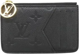 Louis Vuitton Pre-owned Wallets, female, Black, Size: ONE SIZE Pre-owned Monogram Empreinte Coin Case