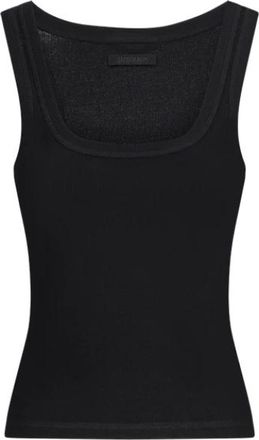 Jacquemus Tanktop met vierkante halslijn - Dames - Tops zonder mouwen - Zwart - M - Tops
