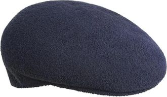 Kangol Navy Blauw Elastische Bermuda Hoed - Dames - Hoeden - Blauw - XL - Accessoires