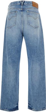 Versace Mens Denim Jeans Light Blue Cotton