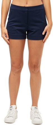 Trina Turk Stretch Cotton Corbin 2 Short in Ink at Nordstrom, Size 12