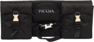 Prada Pre-owned Belt Bags, female, Black, Size: ONE SIZE Pre-owned Re Nylon Clutch