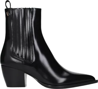 Dior Black Leather Ankle Womens Boots