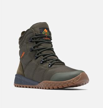 Columbia Winterstiefel COLUMBIA FAIRBANKS OMNI-HEAT, Herren, Gr. 41, deep olive, desert sun, Mesh, Synthetik, Schuhe Winterstiefel, Winterschuhe, Winterboots, 