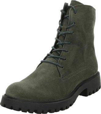 Think Veterschoen Enkellaars - Dames - Schoenen - Groen - Maat: 40 1/2 EU Su&egrave;de