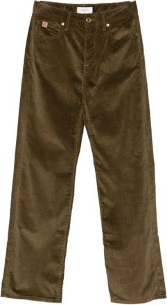 Jacob Cohen Pantaloni a coste con cinque tasche - Verde