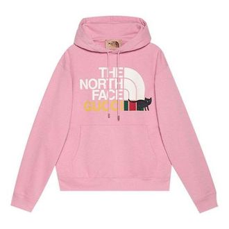 Gucci (WMNS) Gucci x The North Face Hooded Sweatshirt Pink 626989-XJDRJ-5904