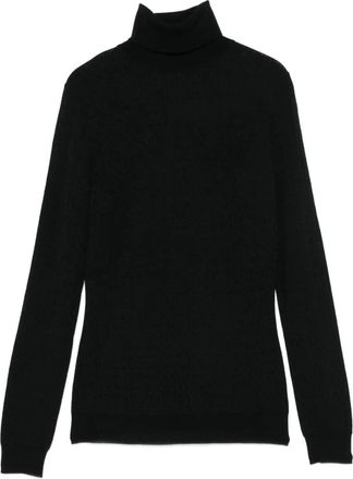 Elisabetta Franchi Top a collo alto - Nero