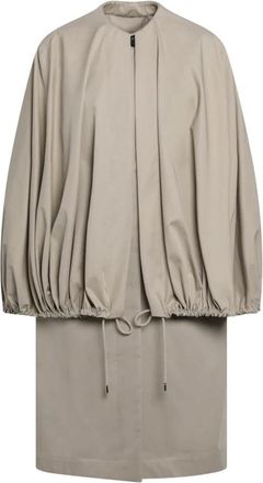 Toteme Afneembare Cape Jas - Dames - Parka Jassen - Beige - S - Katoen - Jassen