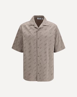 Off-white Printed Bowling Shirt Male 50