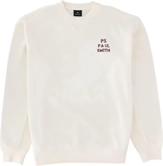 Paul Smith Relaxed Fit Oversized Graphic Print Organic Cotton Sweatshirt
