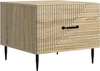 vidaXL Mesa De Caf&eacute; Roble Sonoma 49 X 50 X 40 Cm Madera De Ingenier&iacute;a Vidaxl