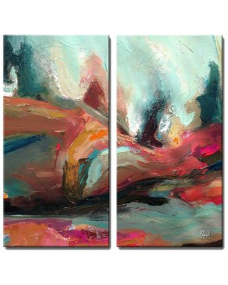 Ready2HangArt Ready2hangart Abstract Abs Xii Wrapped Canvas Wall Art By Tristan Scott