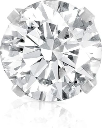 Pompeii3 1/3ct Diamond Screw Back 14k White Gold Single Stud Earring