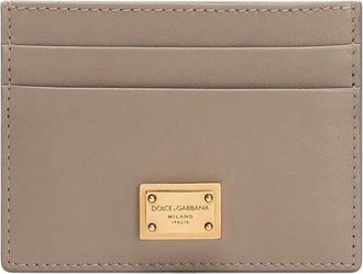Dolce & Gabbana Portacarte Con Placca Logo-Donna