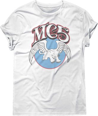 Generic Panther MC5 T-Shirt Band Music Tour Concert Rock Retro (UK, Alpha, L, Regular, Regular, Standard, White)